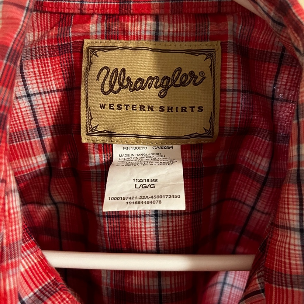 Wrangler classic western button up